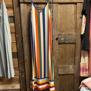 Sugarlips Multicolor Striped Maxi Dress